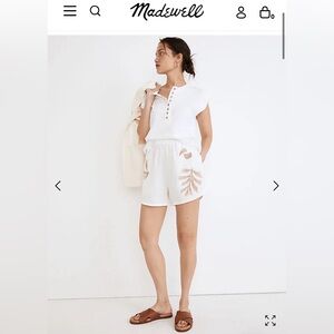 NWOT🔥 Madewell Pasadena Linen Shorts